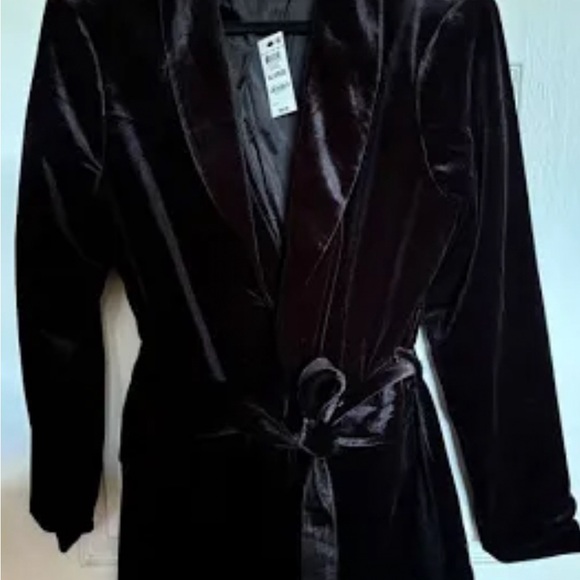 INC Women's Black Velvet Blazer - Picture 7 of 8